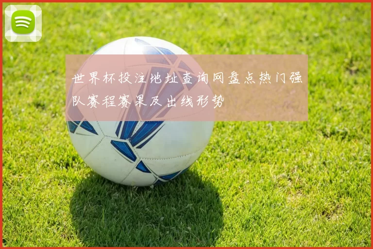 世界杯投注地址查询网盘点热门强队赛程赛果及出线形势