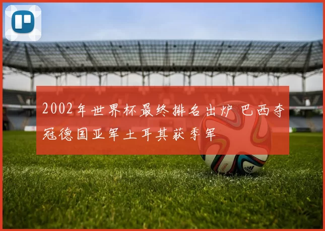 2002年世界杯最终排名出炉 巴西夺冠德国亚军土耳其获季军